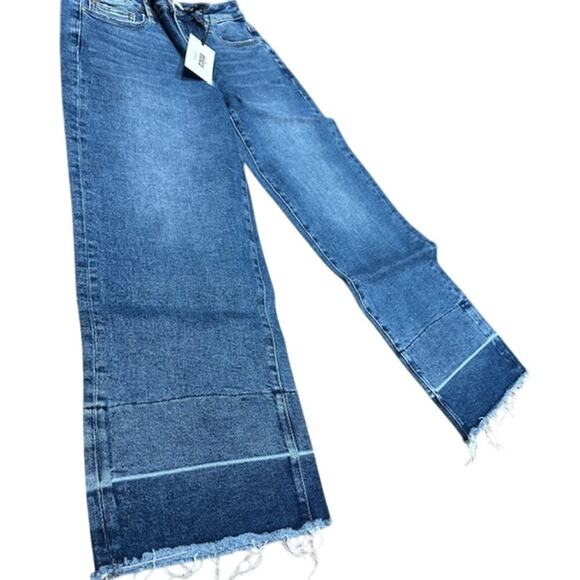 Nwt Mica high rise straight leg cropped denim - Picture 2 of 5